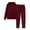 Wine, variant on Back to School Fall Sets Women 2 Piece Outfits Petite Women's Fashion Sports Casual Long Pants Hooded Sweater Tops Pants Set Long Sleeve Hooded Set with Pockets