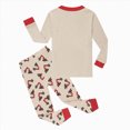 thumbnail image 4 of NOLDARES Toddler Baby Boy Fall Winter Clothes 2-Piece Cotton Graphic Long Sleeve Sweatshirt Tops Tee Elastic Joggers Pants Outfits Clothing(Khaki,3-4 Y), 4 of 6
