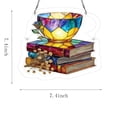 thumbnail image 3 of Acrylic Jigsaw Puzzle Suncatcher-Galactic Colorful Birds, Stained Glass Window Hanging, Home Decor Creative Mom Gifts, Birthday Gifts for Women,Wife, Sisters, Aunt, Besties 7.4in, 3 of 5