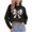 Black, variant on Valentine's Cropped Sweatshirt for Women Funny Love Heart Graphic Hoodies Long Sleeve Pullover Shirts Tops (XL, White)