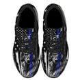thumbnail image 2 of German Shepherd Police Dog Thin Blue Line K 9 Shoes Sneakers Black Size 8, 2 of 7