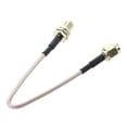 thumbnail image 2 of Sma Female Sma Male F / M Antenna Connection Cable Adapter Black + Gold, 2 of 4