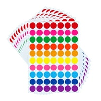 10 Bright Colors 3/4" Dot Stickers Round Color Coding Labels. 4200 Pcs Self Adhesive Circle Dot Stickers