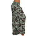 thumbnail image 2 of Pantalons Harem Floraux Grande Taille pour Femmes Pantalons Décontractés Amples, 2 of 3