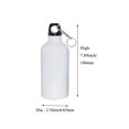 thumbnail image 2 of INTBUYING 5pcs 500ml Aluminium Water Bottle with Safe Lock White, 2 of 10