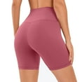 thumbnail image 4 of Kopltyrfg High Waist Biker Swim Shorts — Womens Quick Dry Multi-Sport Jammers Pink L, 4 of 9
