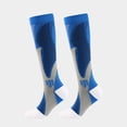 thumbnail image 1 of Chaussettes Soccer Confortables Respirantes Anti-Humidité Bas de Soccer Chauds Mi-Tube Extensibles Sport Extérieur Escalade Randonnée Bleu Bleu>l/TG, 1 of 8