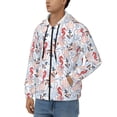 thumbnail image 3 of Honeii Sea Horse And Corals Print Hoodies for Men, Pullover & Full Zip, Breathable Zip up Hoodie, Sweatshirt-3X-Large, 3 of 5