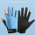 thumbnail image 2 of Men Women Gloves Fitness Sports Fishing Cycling Touchscreen Driving Gloves: V7L9, 2 of 8