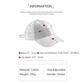 thumbnail image 3 of kaondbfi Summer Outdoor Travel Essentials Accessories Baseball Caps for Women and Men Canada Maple Cotton Baseball Cap Sports Outdoor Casual Hat, 3 of 8