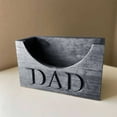 thumbnail image 2 of Elapind Wooden Baseball Cap Holder, Wooden Baseball Cap Hat Holder Rack for Men's Father's Day Gift Storage Shelf Hat Rack Storage Shelf, Men's Father's Day Gift A02, 2 of 3