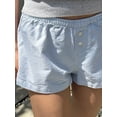 thumbnail image 5 of Biezeib Women's Lounge Shorts Casual Loose Fitting Elastic Waist Floral Short Pants for Summer, 5 of 6