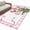 Pink, variant on Round Area Rug 5 Ft, Pink Tulip Washable Non-Slip Circle Carpet for Living Room/Bedroom, Spring Floral Romantic Flowers Modern Art Wooden Low-Profile Runner Mats Collection Rugs for Indoor
