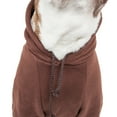 thumbnail image 4 of Pet Life ® 'American Classic' Fashion Plush Cotton Hooded Dog Sweater, 4 of 6