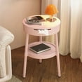 thumbnail image 1 of Table d'Appoint Multifonction avec Tiroir et Tablette de Rangement, Table Basse Portable, Table de Chevet et Bureau d'Étude pour Salon, Chambre et Bureau, 1 of 7