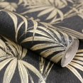thumbnail image 3 of Graham &amp; Brown Honolulu Gold Wallpaper, Black/Metallic, 3 of 4