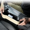 thumbnail image 4 of 2026 New Leather Car Seat Gap Filler, Console Side Storage Organizer For Phone Sunglasses, Universal Auto Interior Accessory (D), 4 of 9