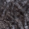 thumbnail image 2 of Laraine Black and White Streak Faux Fur Throw Blanket, 2 of 6