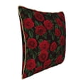 thumbnail image 2 of KLL Rose Decorative Throw Pillow Covers Velvet Soft for Couch Sofa Bedroom Living Room Outdoor - 16"x16", 2 of 8