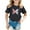 Black, variant on Razzly Child Girls Patriotic Short Sleeve Tshirt 4th of July Independence Day Flag Print Tee Comfortable Casual Summer Top for Toddler Kids(Red,3-4 Years)