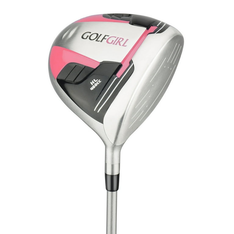 GolfGirl FWS3 Ladies Golf Clubs Set with Cart Bag, All Graphite, Right Hand - Pink