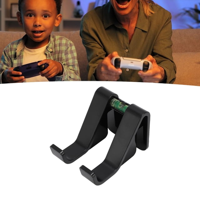 Controller Holder Wall Mount 4Pcs, Gaming Controller Stand for S, for X, for Elite, for Series S, for Series X Controllers, Non Punching Storage Rack, Storage Organizer