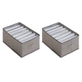 thumbnail image 1 of Trousers Storage For Closet Wardrobe Drawer Washable 7 Compartments Box Clothes Organizer Storage, 1 of 15