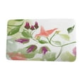 thumbnail image 1 of Goals, Gourds, and Gatherings Windy Bloom Coral Floral Print Bath Mat, 1 of 5