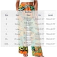 thumbnail image 4 of Yertdoel Pajama Pants Women Unisex Fashion Printed Elastic Waist Wide Leg Casual Sleep Pants Drawstring Comfy Lounge Bottoms with Pockets, 4 of 6