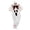 White, variant on Halloween Pajamas Ghost Themed Hooded Onesie Plush Pjs for Women (Orange XL)