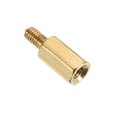 thumbnail image 5 of Uxcell Brass M2.5 8mm+5mm Male-Female Hex Standoff 20 Pack, 5 of 5