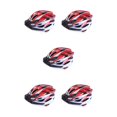 thumbnail image 3 of Youkk Adjustable Cycle For Men - Impact Resistance Soft Texture Comfortable Lining Lightweight Light Weight Mesh Red White 5Set, 3 of 6