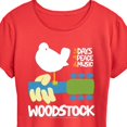 thumbnail image 2 of Woodstock - Guitar - 3 Days of Peace & Music - Women's Short Sleeve Graphic T-Shirt, 2 of 5