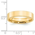 thumbnail image 3 of 14K Yellow Gold 5mm Standard Flat Comfort Fit Band Ring Size 12, 3 of 7