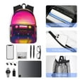 thumbnail image 4 of Balery Neon Cassette Tape Mochila para Mujeres y Hombres, Mochila Ligera Casual para Viajes, Mochila Clásica Básica para la Universidad, 4 of 6