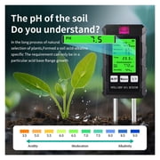 High Accurancy Soil PH Meter 6 in 1 Soil Moisture PH Temperature Sunlight Fertility Tester For Garden Planting Soil Detector