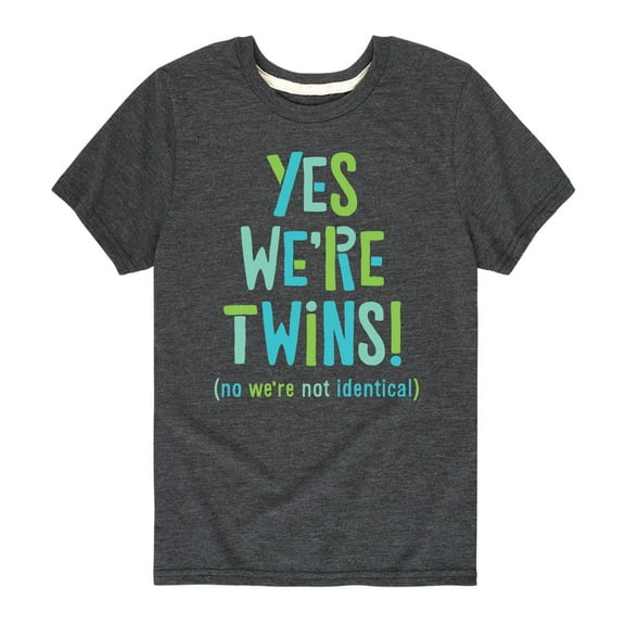 Instant Message - Yes We're Twins - Youth Short Sleeve Tee
