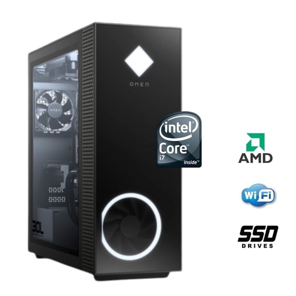 High-Performance Gaming PC Desktop –Intel Core i7-6800K, AMD Radeon RX 580 8GB, 16GB RAM, 512GB SSD 1TB HDD, Wi-Fi 6, Bluetooth 5.4, Windows 11 Pro, RGB Gaming Tower