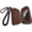 Gunmetal-Brown, variant on Key Fob Cover Compatible with Chevrolet Corvette C8 2020-2026 6 Button Metal Key Shell Keychain Case Holder Protector,Gunmetal-Black
