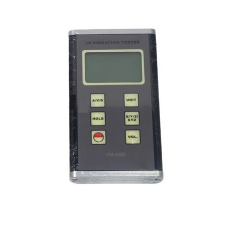 VM-6380 Digital 3 Axis Piezoelectric Accelerometer Vibration Meter 3D Tester Vibrometer Vibrator Acceleration ,Precise Measurement