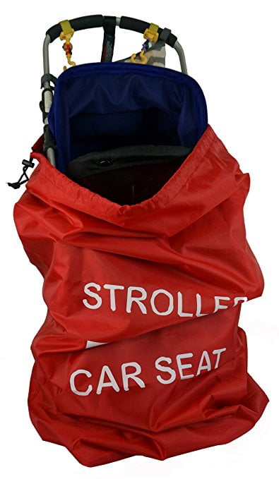 Pram Stroller Travel Airport Gate Check Bag Backpack Style Shoulder Straps 
