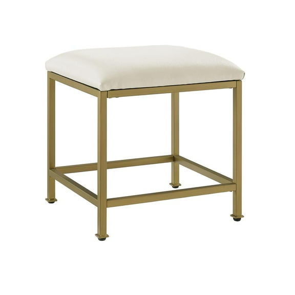 Aimee Vanity Stool Soft Gold