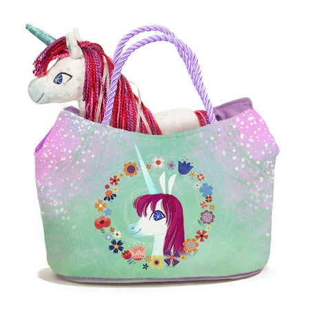 Douglas Uni Unicorn Sassy Sak with Plush Stuffed Animal