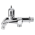 thumbnail image 1 of VIFERR Water Faucet ABS Plastic Washing Machine Faucet Sink Basin Water Tap with Double Spout & Handle G1/2(??G 1/2??), 1 of 8
