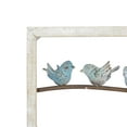 thumbnail image 4 of DecMode White Metal Bird Wall Decor, 4 of 10