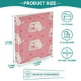 thumbnail image 5 of 3 Ring Binder 1.5 inch Round Rings with Interior Pockets Binders Organizer Office School 2Pack White Fat Cat, 5 of 10