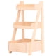 thumbnail image 3 of Mini Modelo De Soporte De Flores, Diseño De Tres Capas, Soporte De Flores De Madera Para Casa De Muñecas, Materiales De Abedul, Suavizado Vivo Y Delicado Para Decoraciones De ANGGREK Otros, 3 of 8