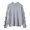 Gray, variant on Womans Sweater Long Sleeve Crew Neck Solid Knit Sweater With Button Detail Casual Cozy Soft Fashion Top Warm Stretchy Trendy Comfortable Everyday Wear Fall Clothing S-M