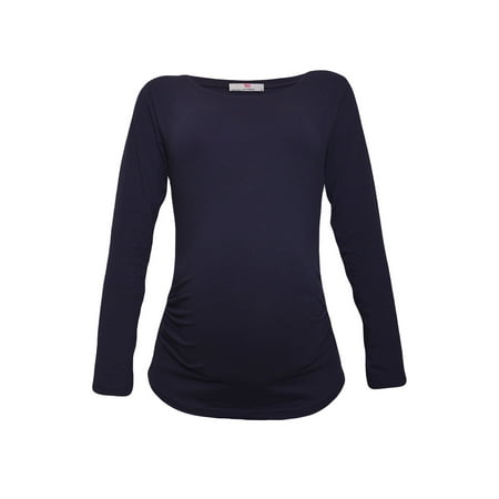 

LVMA2300 - 100% premium Cotton - Women Long Sleeve Maternity T-Shirt
