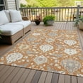 thumbnail image 6 of Addison Rugs Chantille Indoor/Outdoor Transitional Geometric, Abstract Copper Washable Rectangle Rug, 2'6" x 3'10", 6 of 6